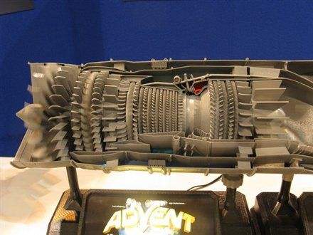 密山市发动机模型