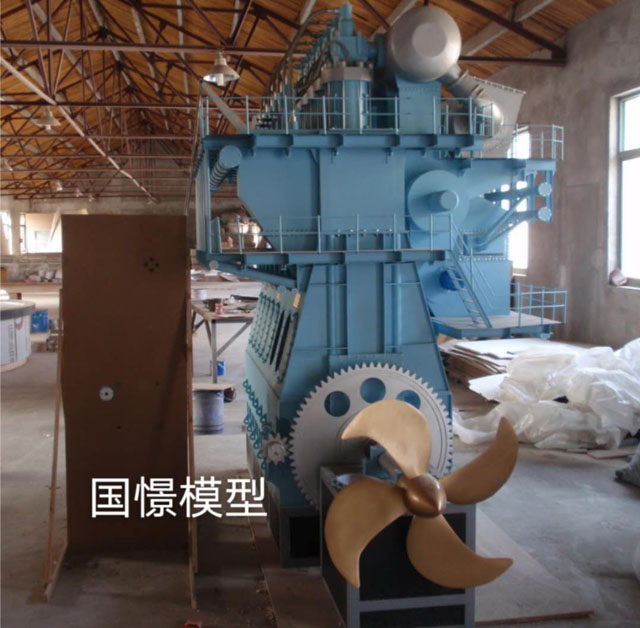 密山市发动机模型