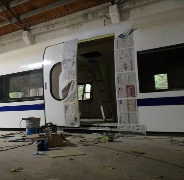 密山市高铁模型