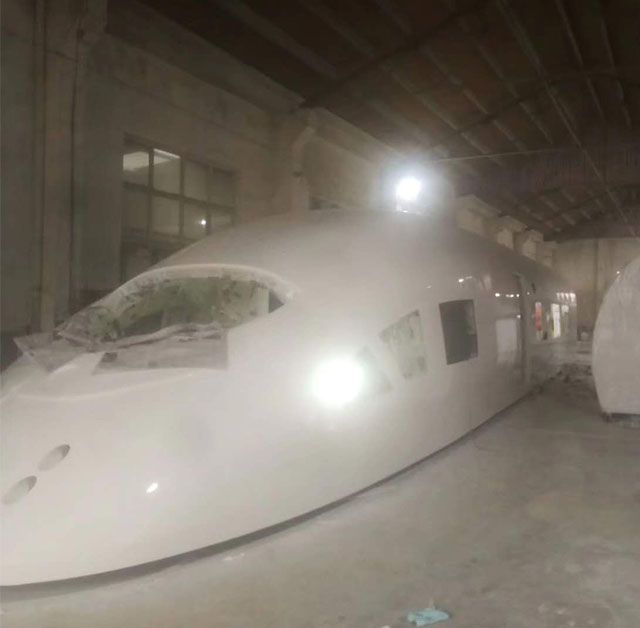 密山市高铁模型